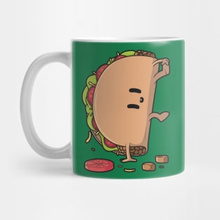 Funny Breakdancing Taco Mug